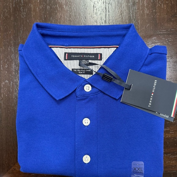 Tommy Hilfiger Men's Royal Blue Polo - Picture 1 of 1